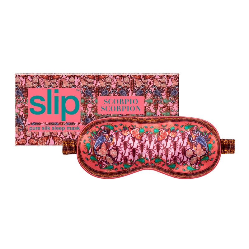 slip Pure Silk Sleep Mask 100 Pure 22 Momme Mulberry Silk Eye Mask Comfortable Sleeping Mask with Elastic Band Zodiac Collection Scorpio